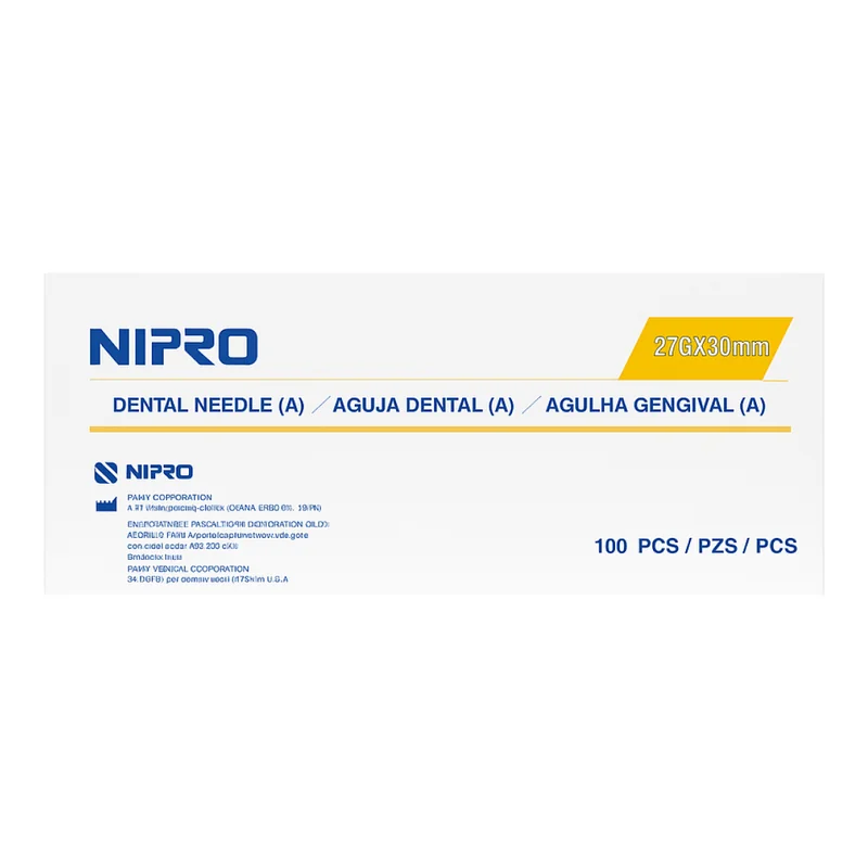 La Aguja Dental Nipro 27G x 30mm en Lima Peru - Webley