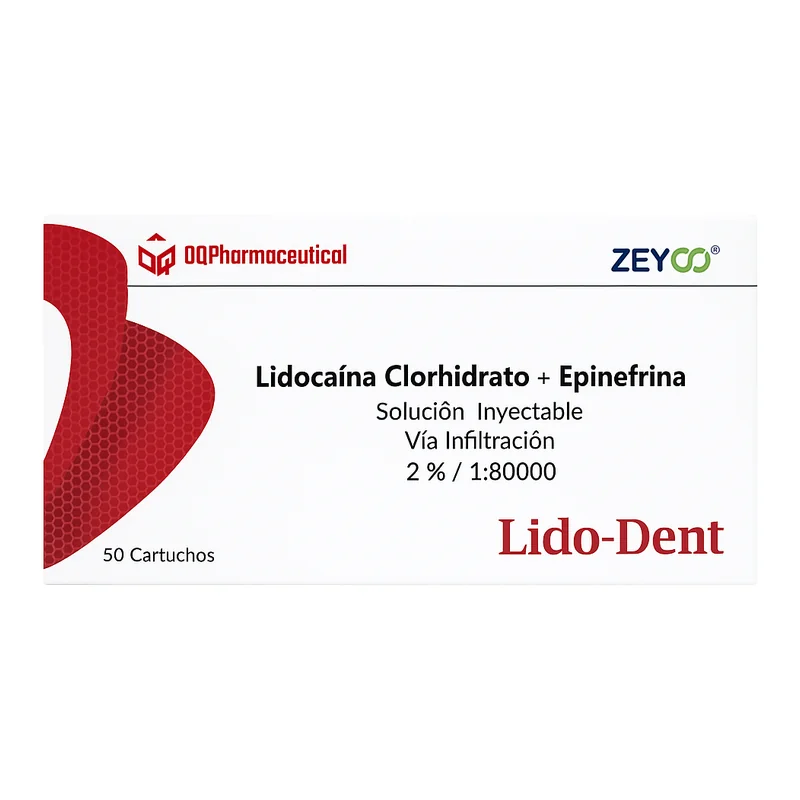 Lido-Dent 2% con Epinefrina 1:80,000 en Lima Peru - Webley
