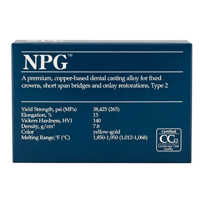 El Metal NPG+1 Tipo III de la reconocida marca Aalba Dent en Lima Peru - Webley
