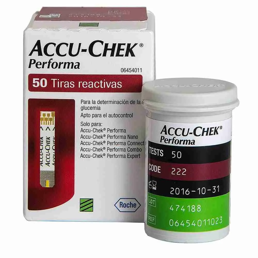 Tiras Reactivas Accu-Chek Performa en Lima Peru - Webley
