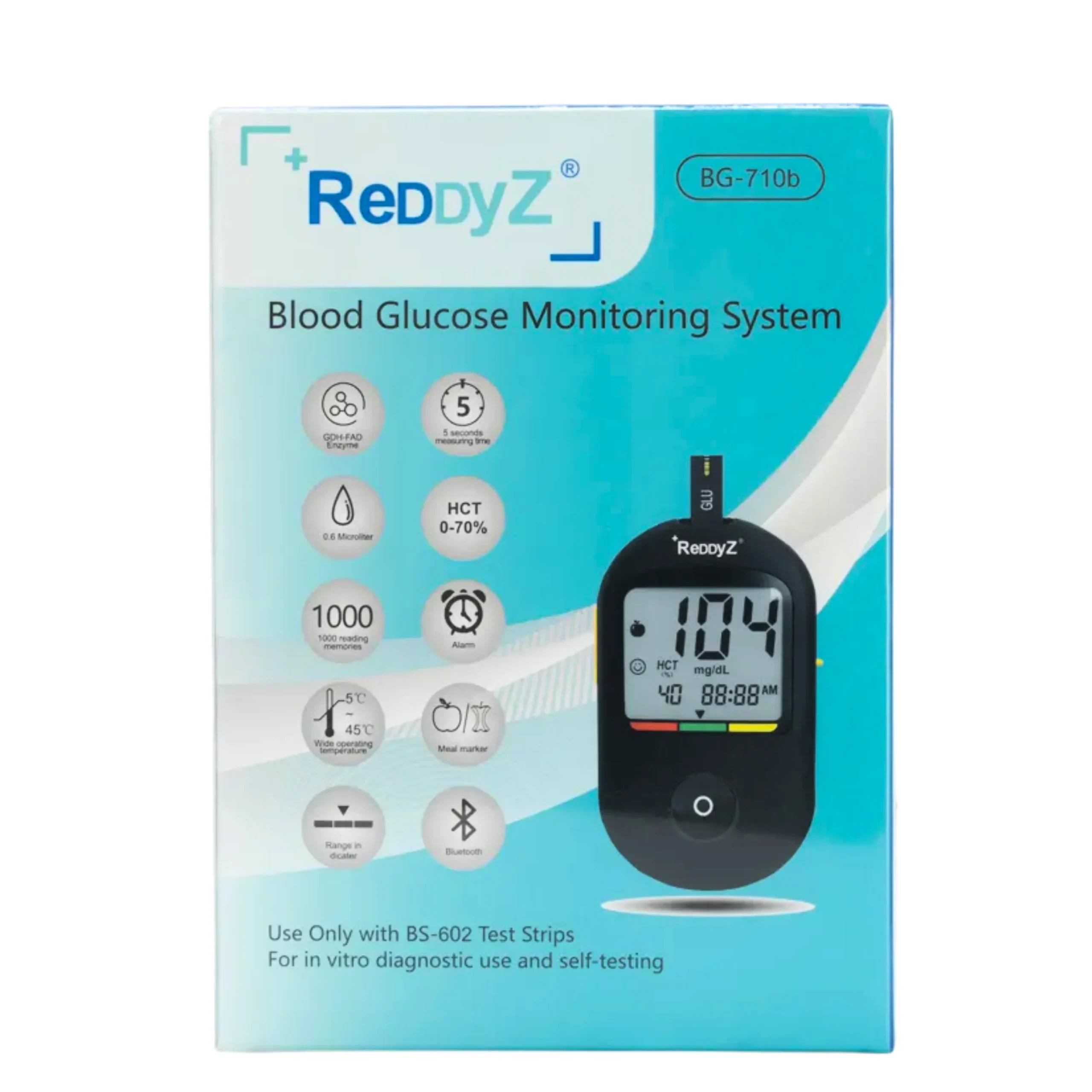 Glucómetro REDDYZ BG-710B — equipo médico en Lima, Perú | Webley