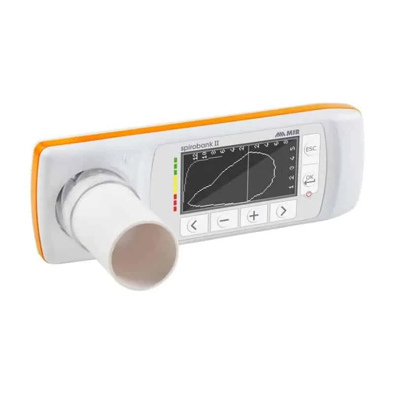 Espirómetro portátil MIR Spirobank II Smart — equipo médico en Lima, Perú | Webley