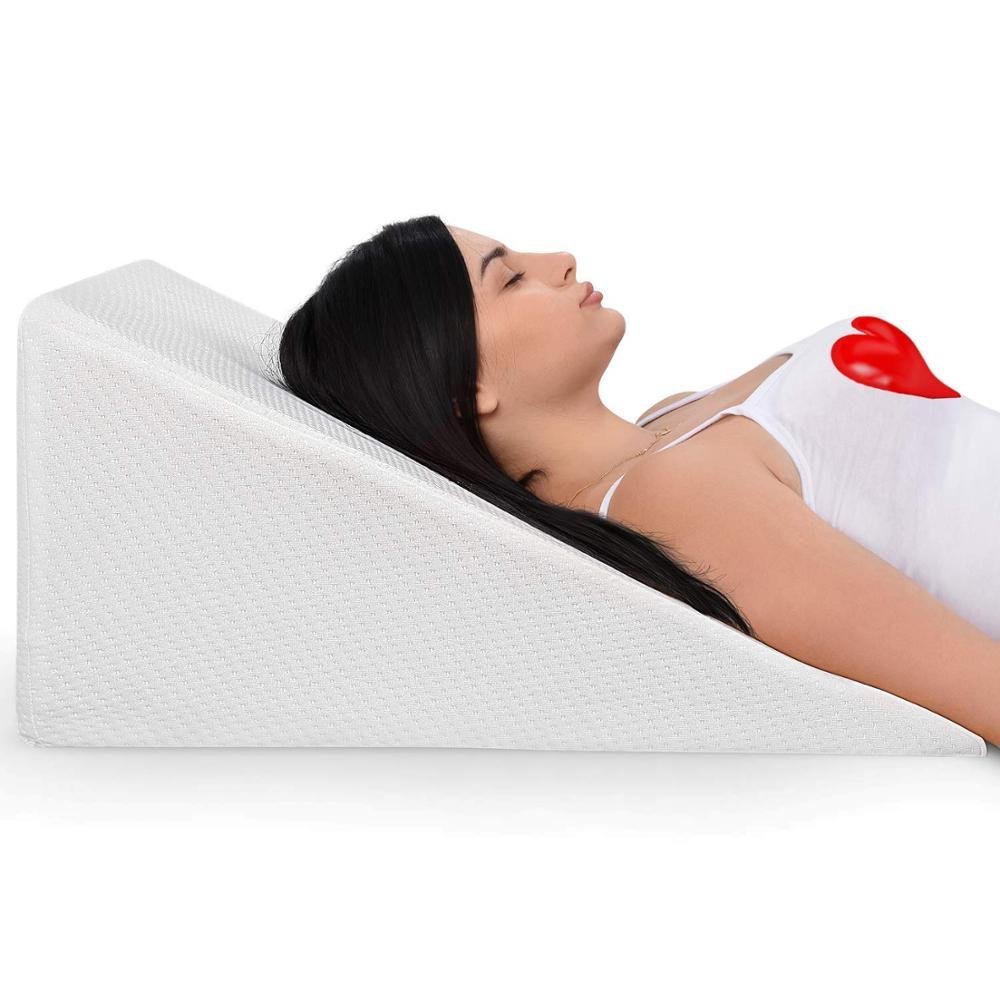 Almohada Cojin de Espuma Descanso Antirreflujo Várices Importado con Funda en Lima Peru - Webley