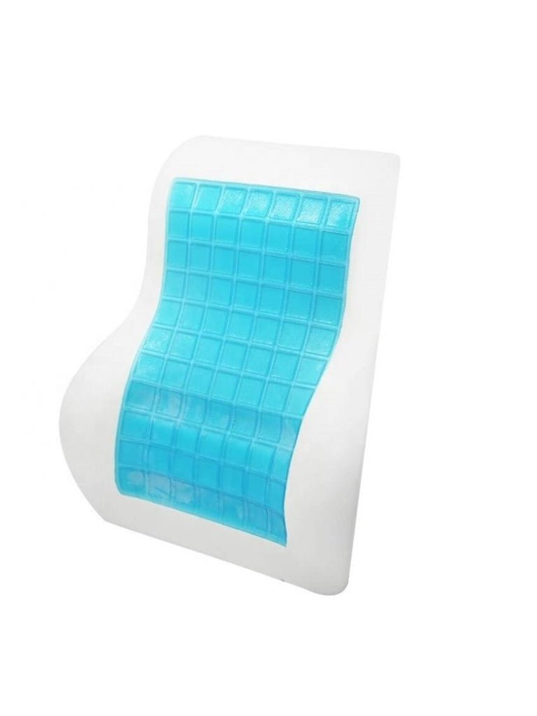 Cojin Respaldar Lumbar Premium Gel Ortopédico con Funda en Lima Peru - Webley