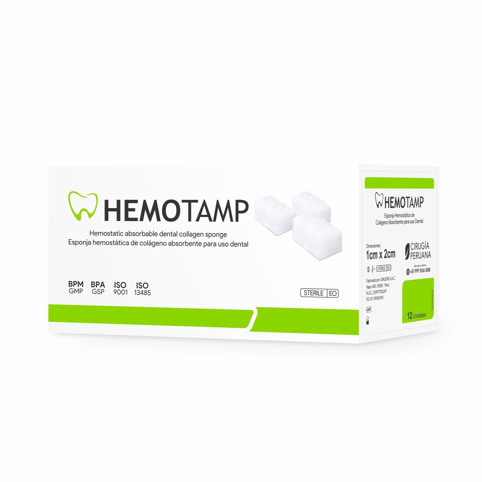 HEMOTAMP CAJA 12UND en Lima Peru - Webley