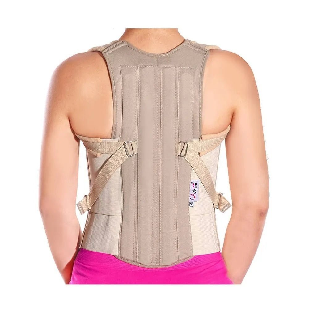 Faja Dorso Lumbar Ortopedica Corrector Postura Rigido Aluminio en Lima Peru - Webley