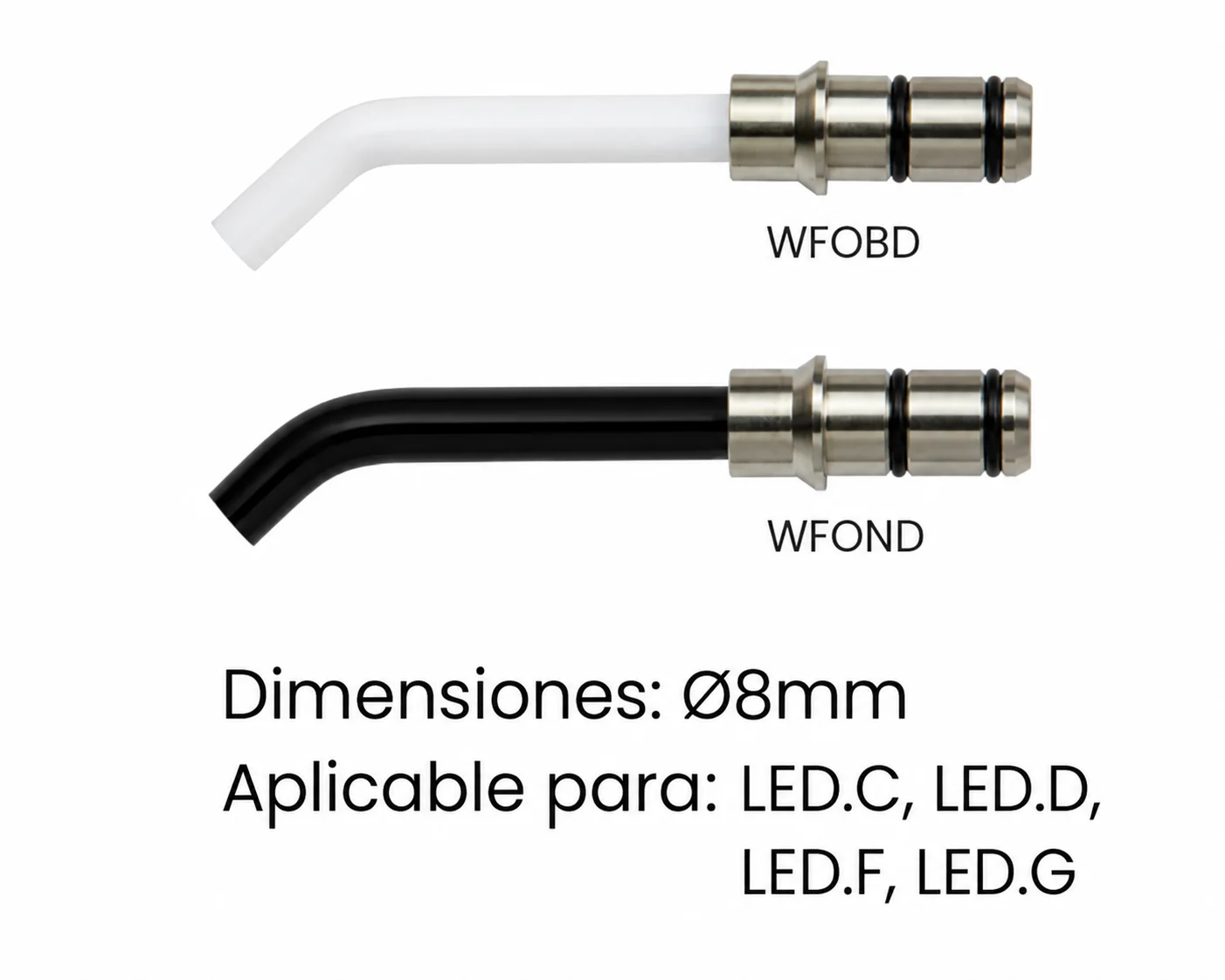 FIBRA ÓPTICA PARA LED C, LED D, LED F, LED G — Repuestos de Equipos Dentales en Lima, Perú