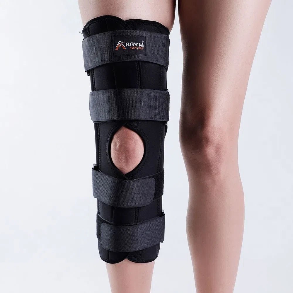 Inmovilizador De Rodilla Ortopedico Con Barras De Aluminio — Férulas Ortopédicas en Lima, Perú