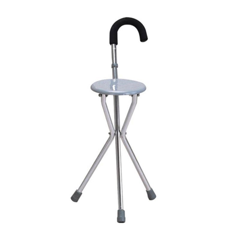 Baston con Asiento Plegable Aluminio Portatil Ligero — equipo médico en Lima, Perú | Webley