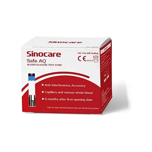 Tiras Reactivas, Glucómetro Sinocare Rojo en Lima Peru - Webley