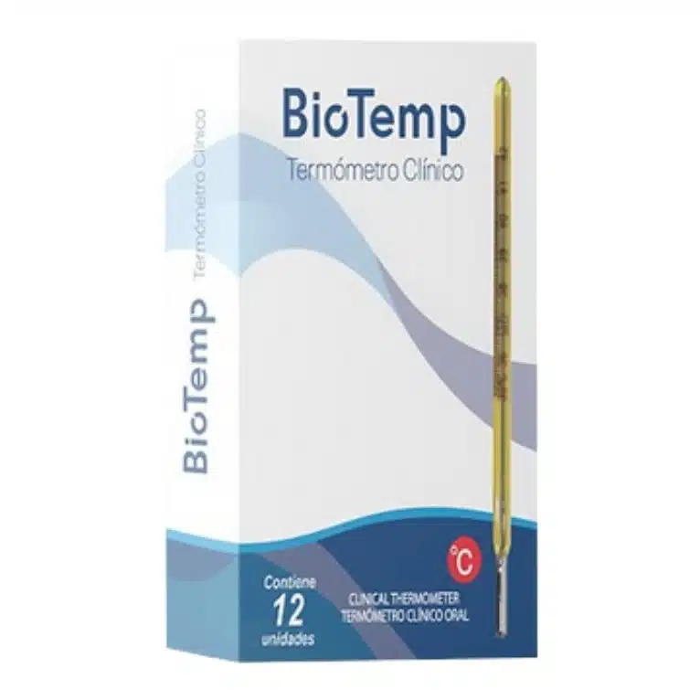 Termómetro de mercurio Biotemp — equipo médico en Lima, Perú | Webley