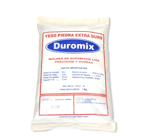 YESO DUROMIX TIPO III EXTRA DURO — equipo médico en Lima, Perú | Webley