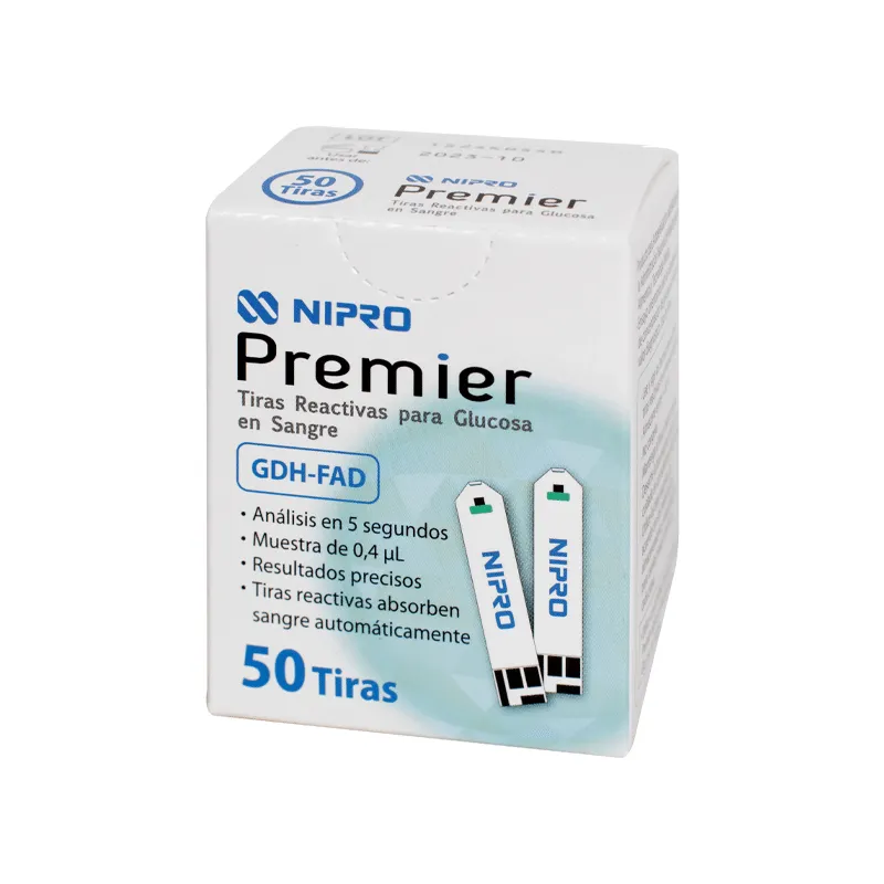 Tiras Reactivas – Glucómetro Nipro Premier Alpha en Lima Peru - Webley