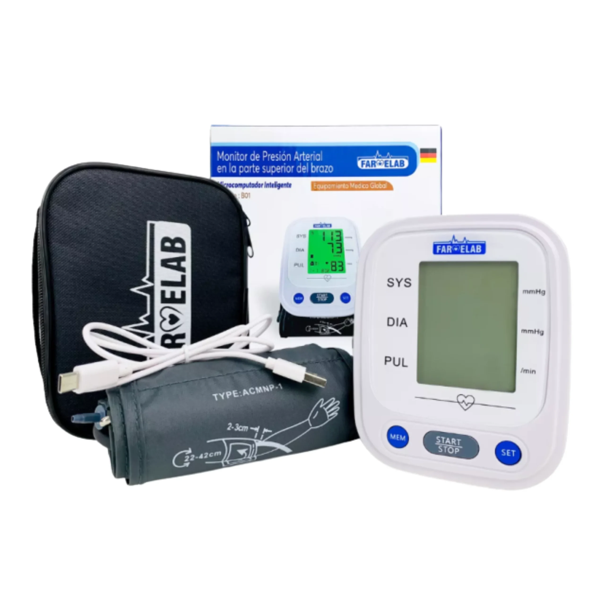 Tensiómetro de brazo de FARMELAB