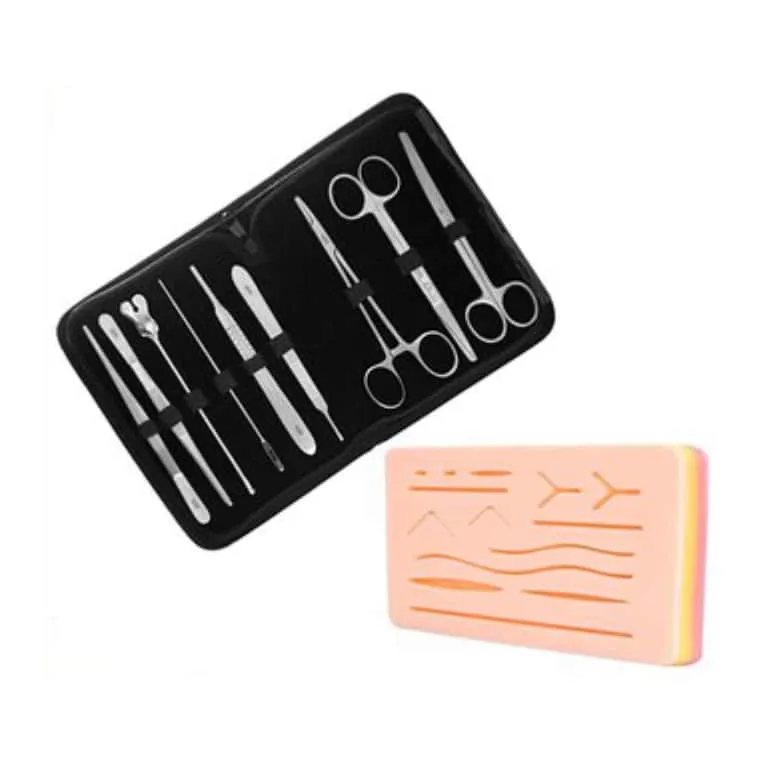 Kit de Sutura de 9 piezas + almohadilla multicorte
