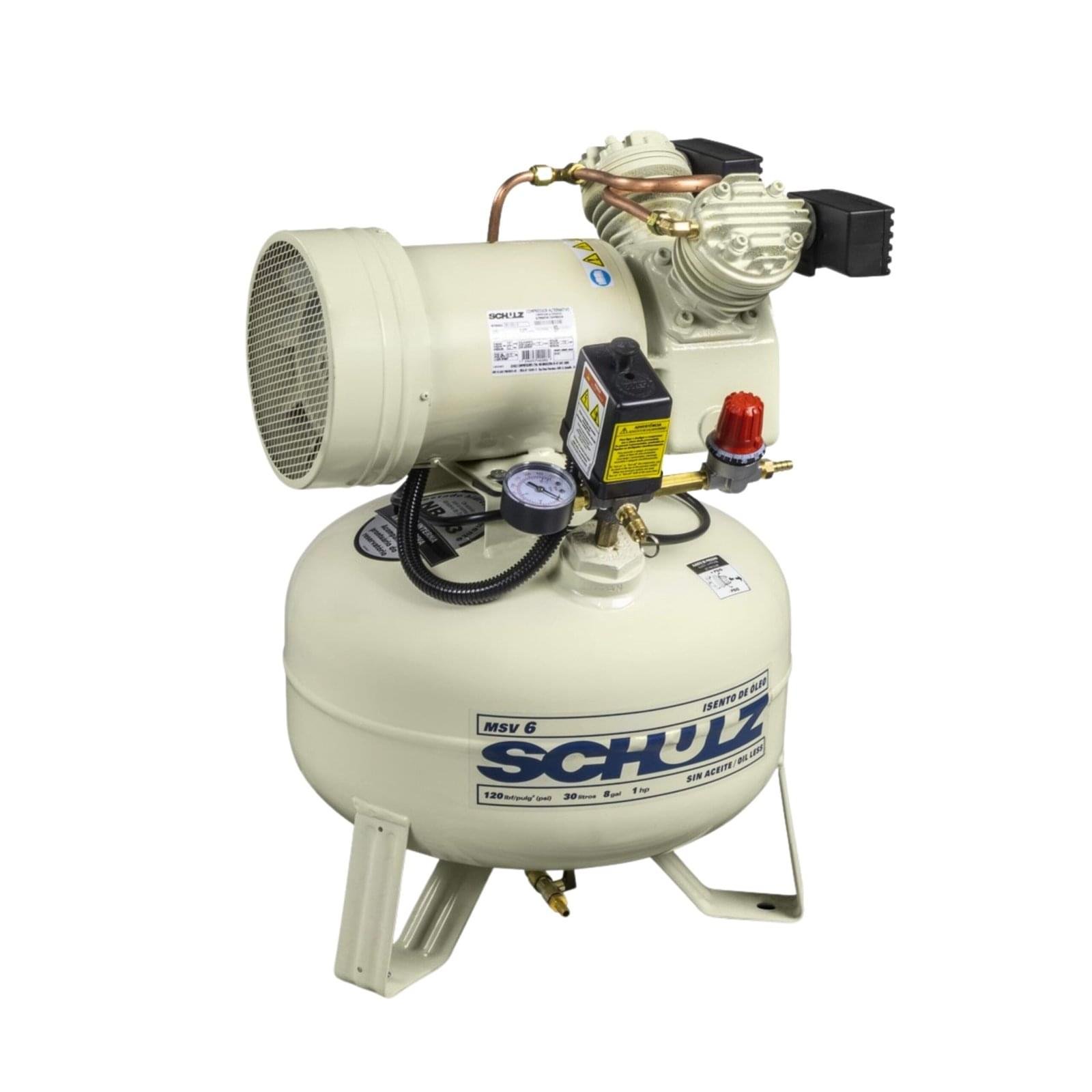 Compresora Dental 1 Hp – 30 Litros SCHULZ